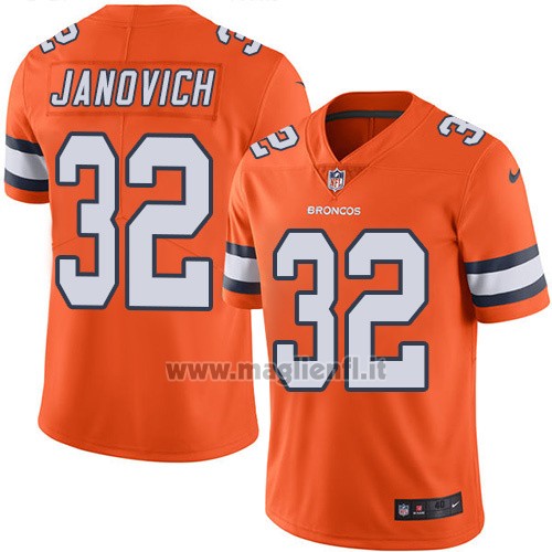 Maglia NFL Legend Denver Broncos Janovich Arancione